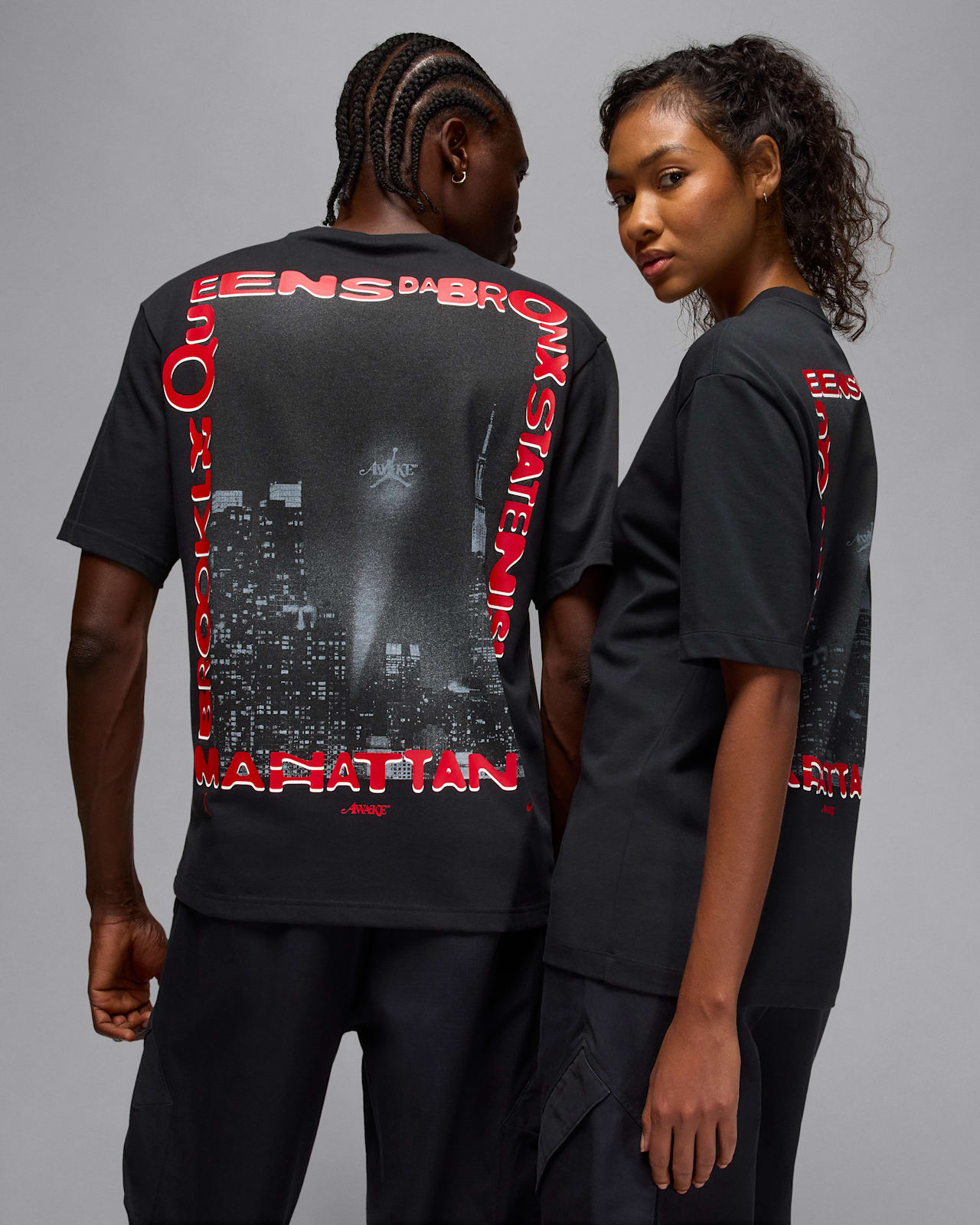 ナイキ ジョーダン アウェイク ニューヨーク Tシャツ ブラック NIKE 新品 NIKE / ナイキ | Jordan X Awake NY T-Shirt プリント Tシャツ
